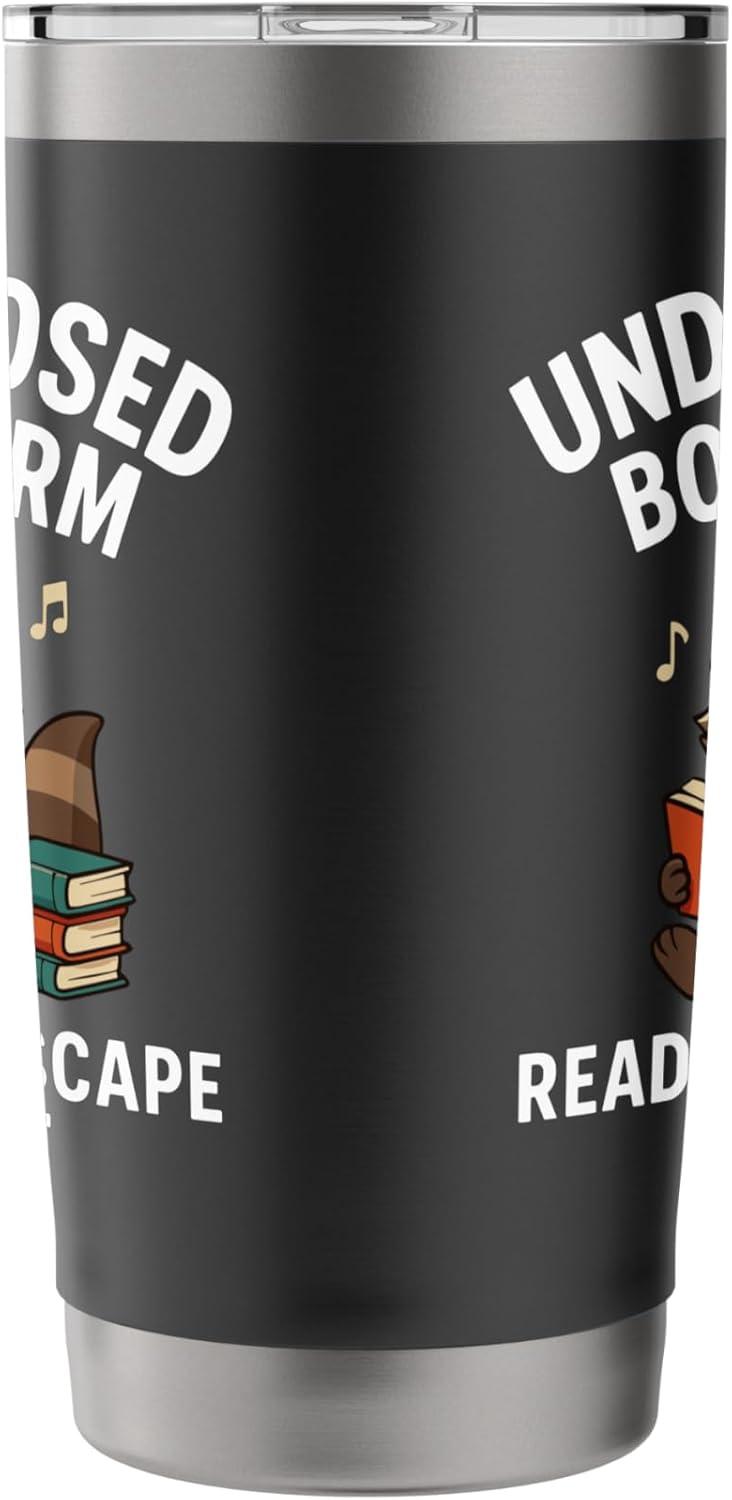 Undiagnosed Bookworm Reading To Escape Myself Stainless Steel Insulated Tumbler