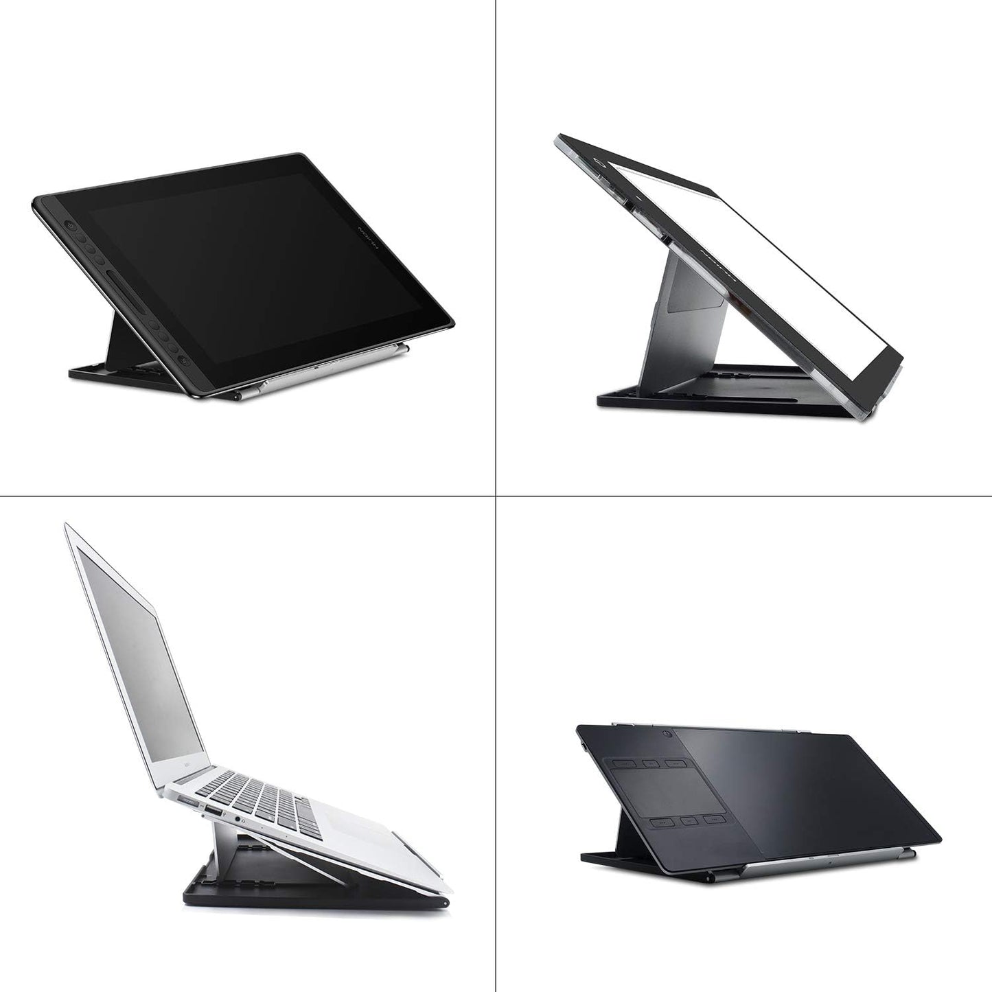 HUION Adjustable Stand Multi-Angle Portable Desk Stand for 10-15.6" Graphics Drawing Monitor Tablet Pen Display, Suitable for Kamvas Pro 12/13/16, Kamvas 12/13/16, iPad Pro, Wacom Cintiq