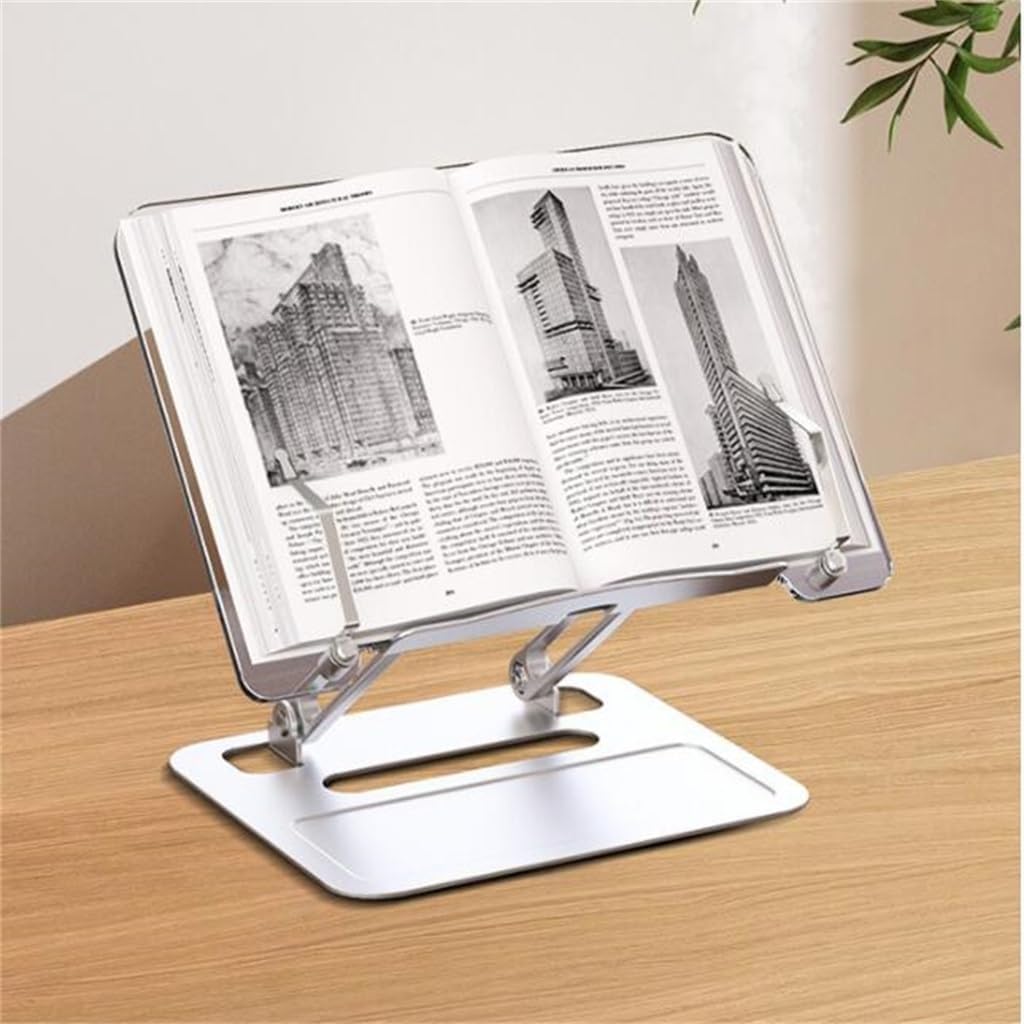Reading Frame, Aluminum Alloy Tabletop, Folding and Lifting, Flat Notebook, Elevated Bracket