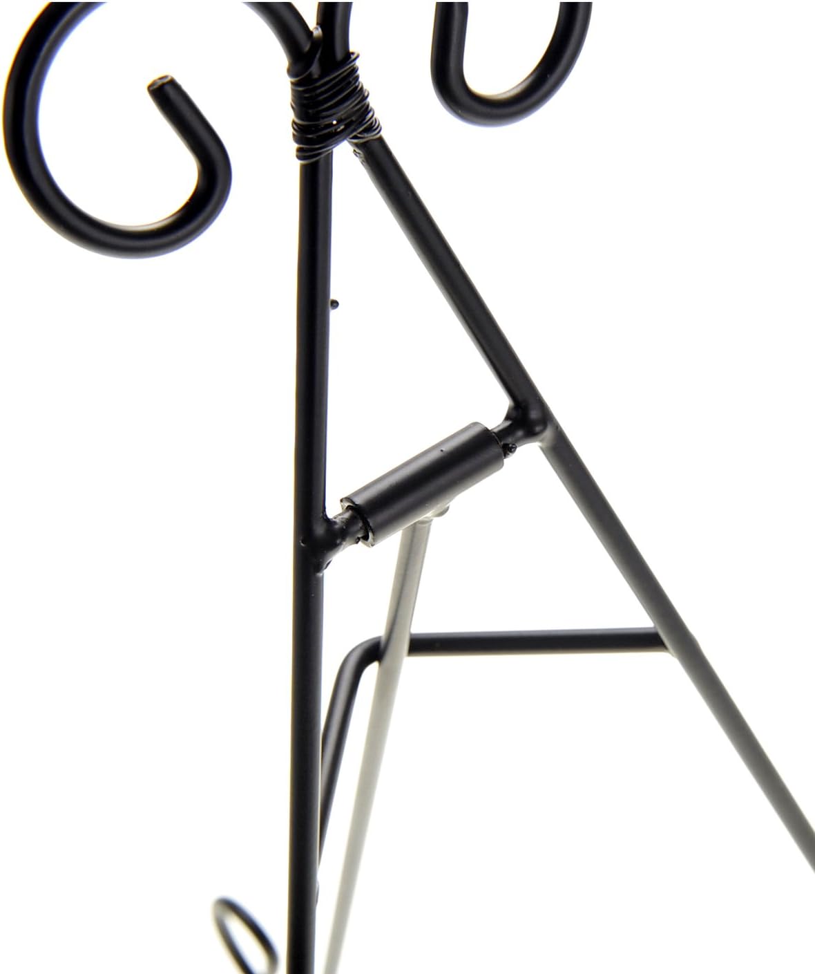 PowerTRC 12" Iron Display Stand for Holding Pictures, Books, Plates, Art, and More