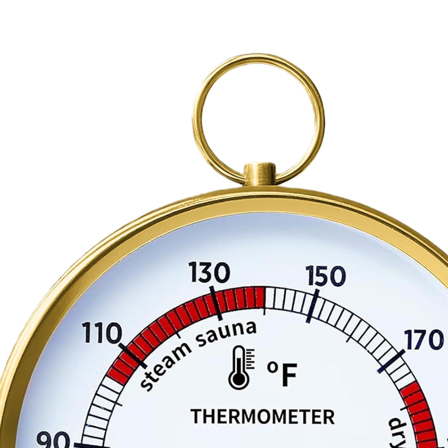 Steam Sauna Temperature Gauge | Heat-Resistant Easy to Read Portable Monitor | Sauna Humidity Gauge Monitor | for Adults Lovers Family Friends Enthusiasts Women