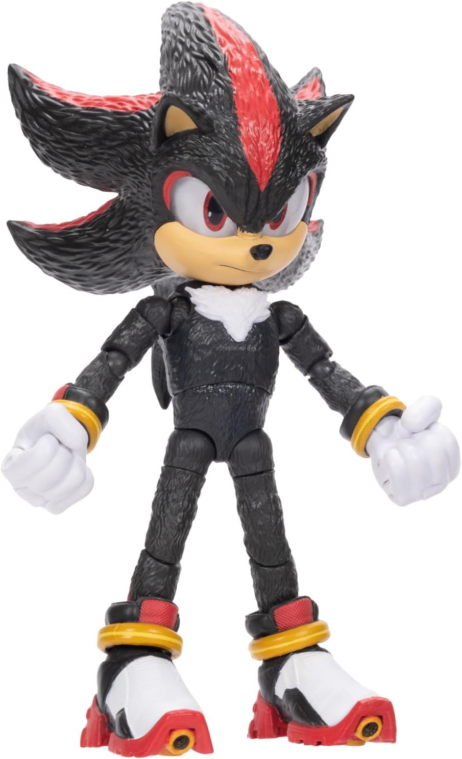 Sonic The Hedgehog – 5-Inch Shadow Action Figure – 20+ Points of Articulation – Official Collector Toy – Boys & Girls Ages 3+