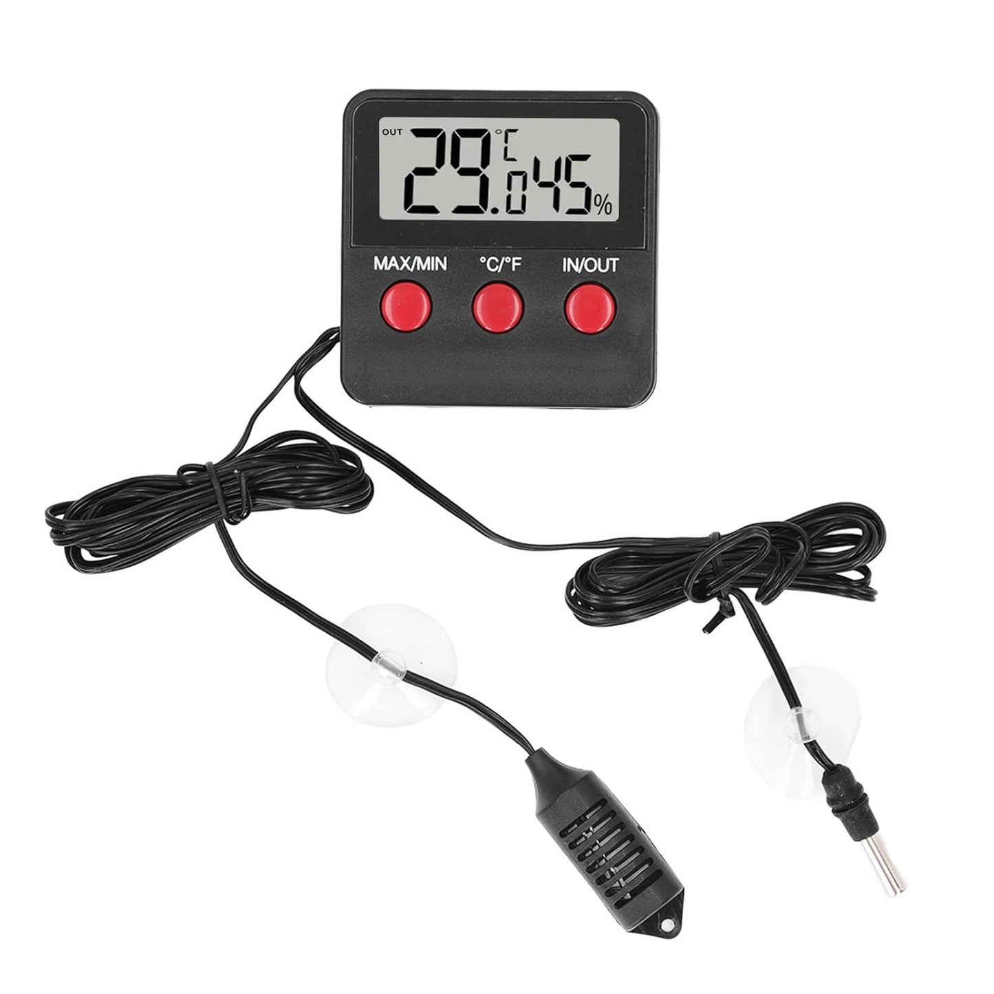 Mini Temperature and Humidity Meter Meter Gauge for Mini Thermohygrometer with Probe Probes Hygrometer Hygrometer Monitor Incubator Hygrometer Household Measuring Meter Rectal
