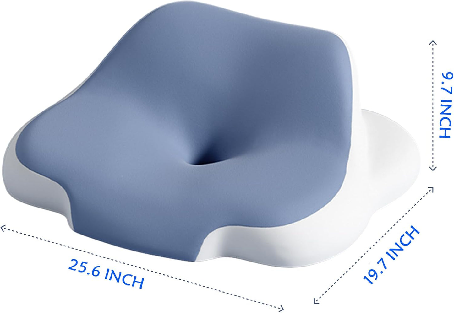 Premium Memory Foam Reading Pillow - Ergonomic Neck Support for Beds, Sofas, and Floors - Removable and Washable Pillowcase - Perfect for Reading, Watching TV, and Relieving Back Pain