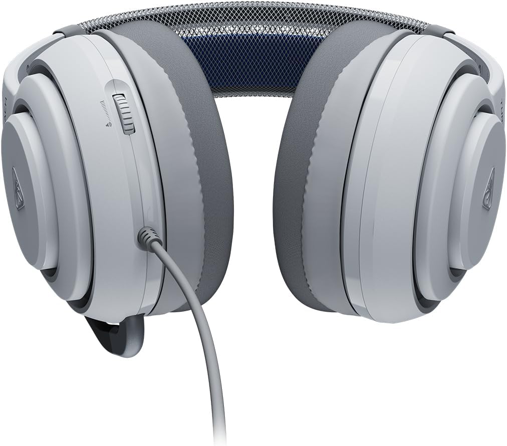 Turtle Beach Atlas 200 Wired Gaming Headset Officially Licensed for PlayStation, PS5, PS4, 50mm Nanoclear Drivers, Flip-to-Mute Mic, Memory Foam Cushions, Floating Headband - White