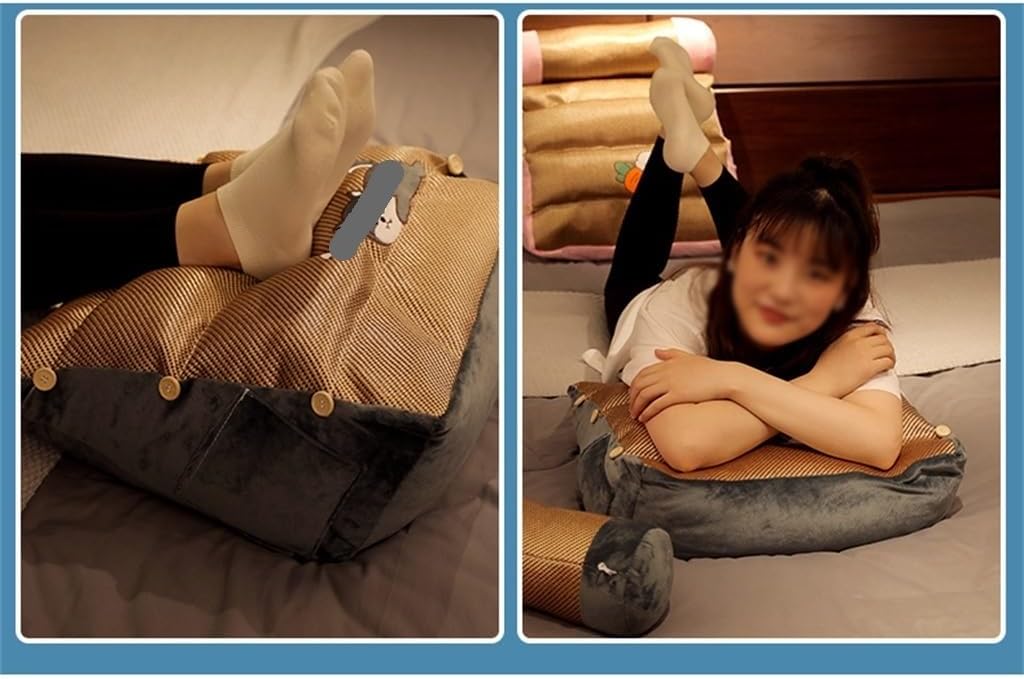 Bedside Back Cushion Cool Mat Pillow Triangle Sleeping Lumbar