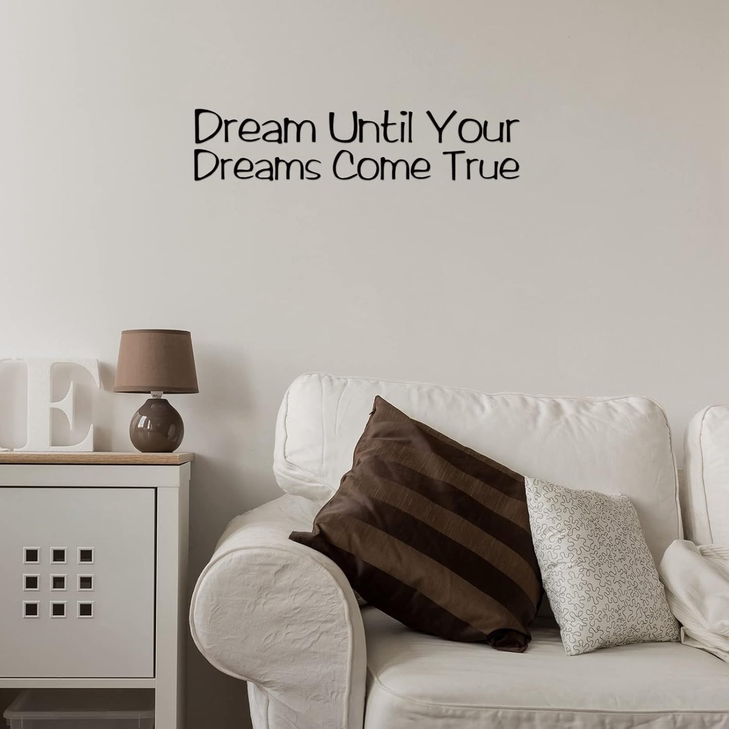 7 Pcs Inspirational Vinyl Wall Decals Motivational Quotes Peel and Stick Removable Positive Saying Affirmation Stickers for Office Classroom School Mirror Home Bathroom
