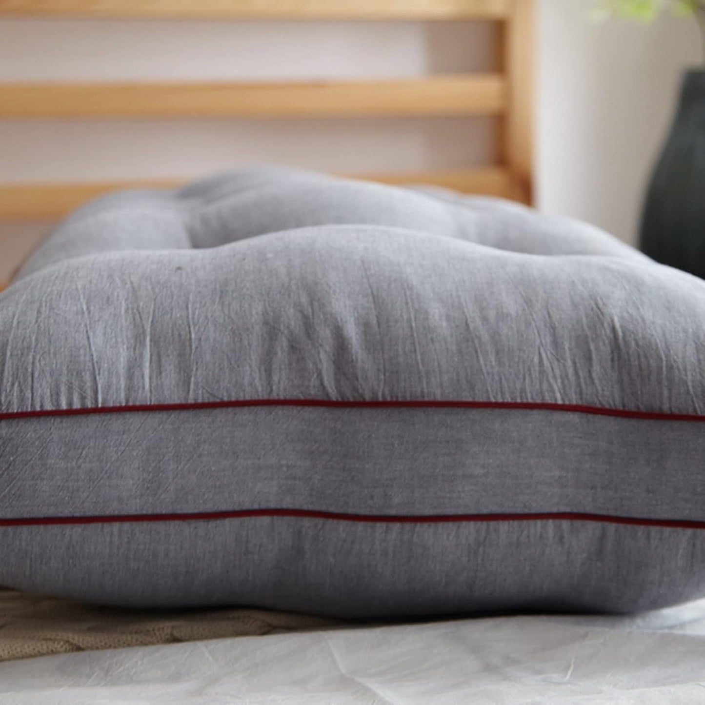 Large Bolster Headboard Pillow,Positioning Support Reading Backrest,Wedge Cushion for Day Bed Bunk Bed Sofa Bed Large Soft Bed (Color : D, Size : 120 * 20 * 50CM)