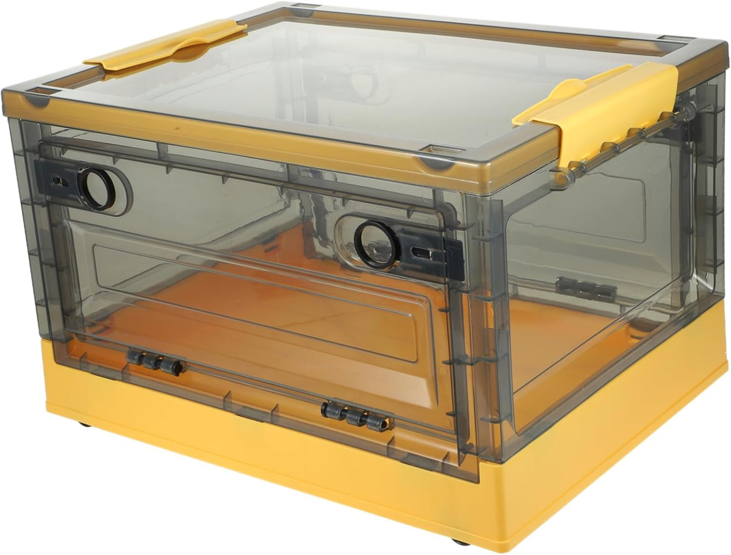 Box Yellow Pp Cubes Bento Storage Bins Organiser