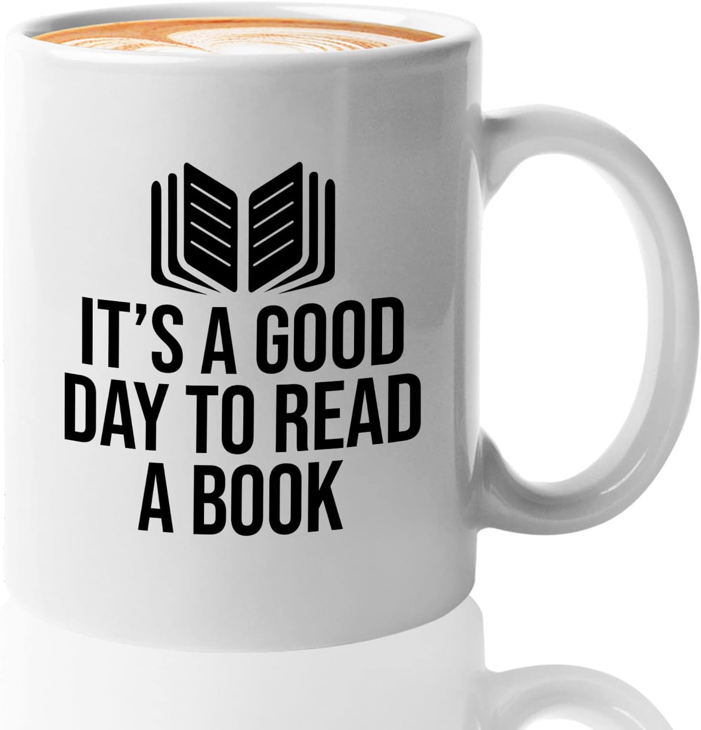 Book Lover Coffee Mug 11oz White - It's a good - Literary librarian Literature Bookworm Historian Public Library Curator Bibliophile Bibliolater