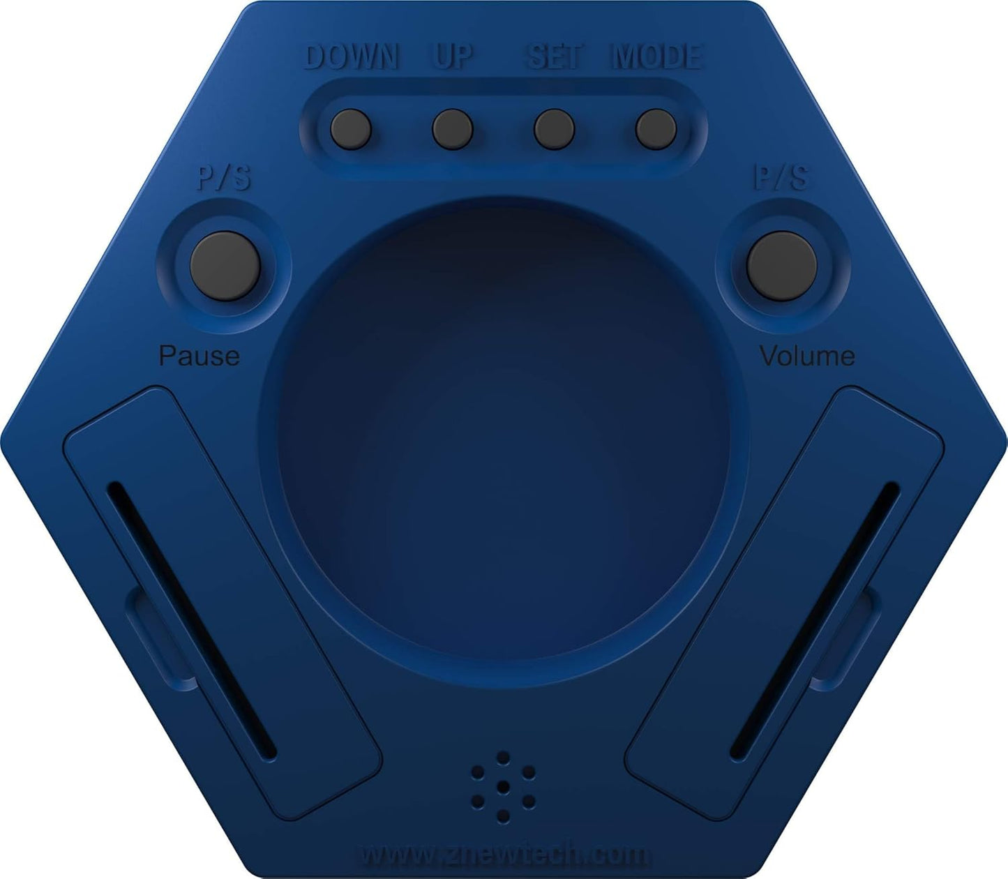 Hexagon Rotating Productivity Clock, Pomodoro Timer with 5, 10, 15, 20, 30 Minute Presets, Timer for People with ADHD (Blue)