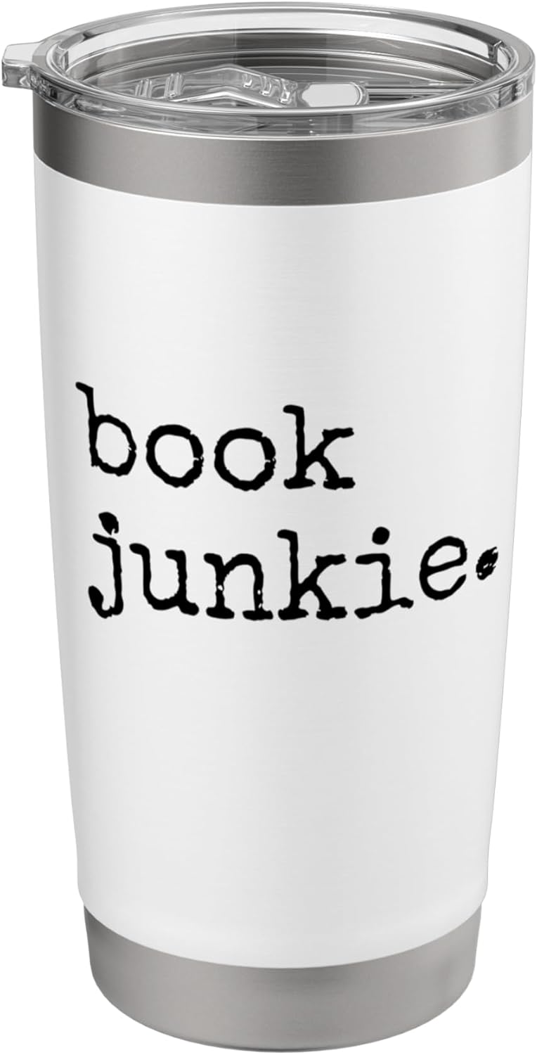 Book Junkie Reading Stainless Steel Insulated Tumbler