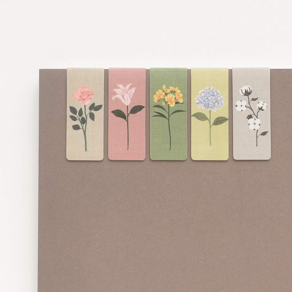 Monolike Magnetic Bookmarks The Flower, Set of 5