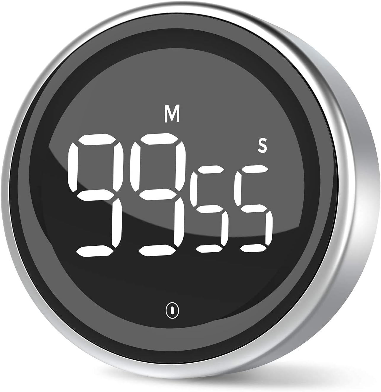 LIORQUE Digital Kitchen Timer, Magnetic Countdown Countup Timer with Large LED Display, 2 Brightness Levels, 3 Volume Levels, Productivity Timers for Classroom Cooking Fitness