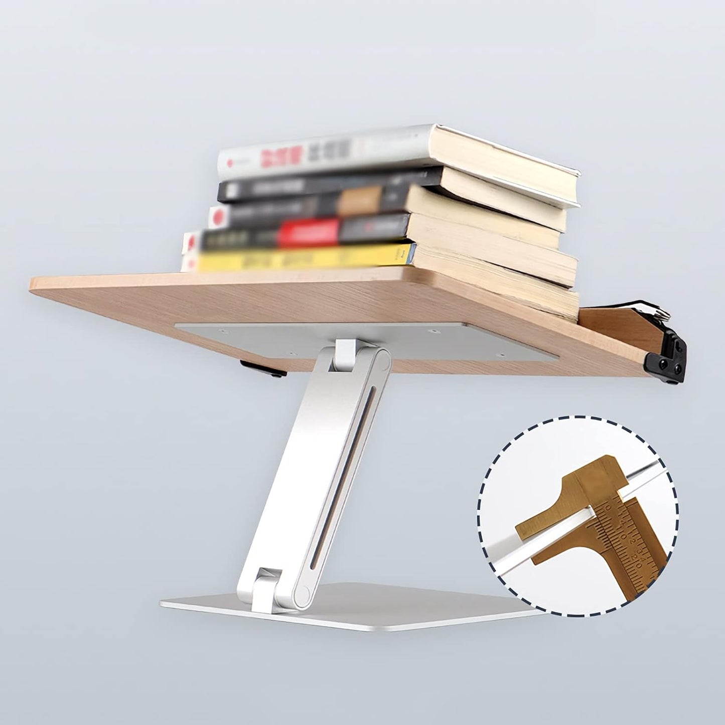 Book Stand for Reading Tablet Stand for Desk Laptop Stand and Portable Riser Adjustable Height Angle Compatible with Laptop Tablet Textbook Cookbook Book Stand/Book Holder