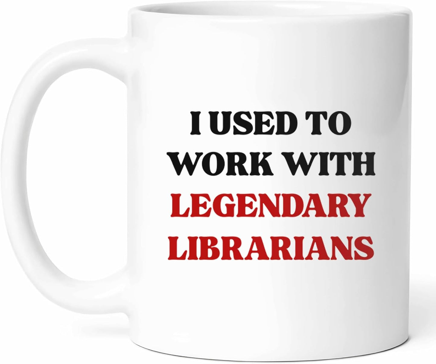 Retired Librarian Mug - Book Lover Coffee Cup - Reading Advocate Funny Gift From Students - Library Tea Mugs - Literary Cups - 11 Oz Ceramic Gifts For Bibliophiles, Birthday, Him, Her, Christmas