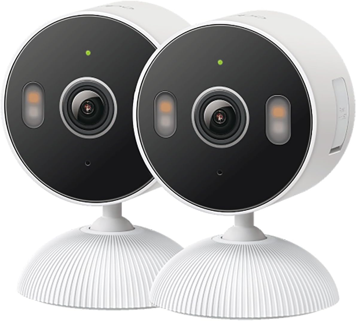 Tapo 2K Indoor/Outdoor Wired Security Camera - Works as a Baby Monitor & Pet Camera, Person/Motion/Baby Cry Detection, 2-Way Audio, Siren, Subscription-Free SD Storage or Optional Cloud, C113 (2-Pack)