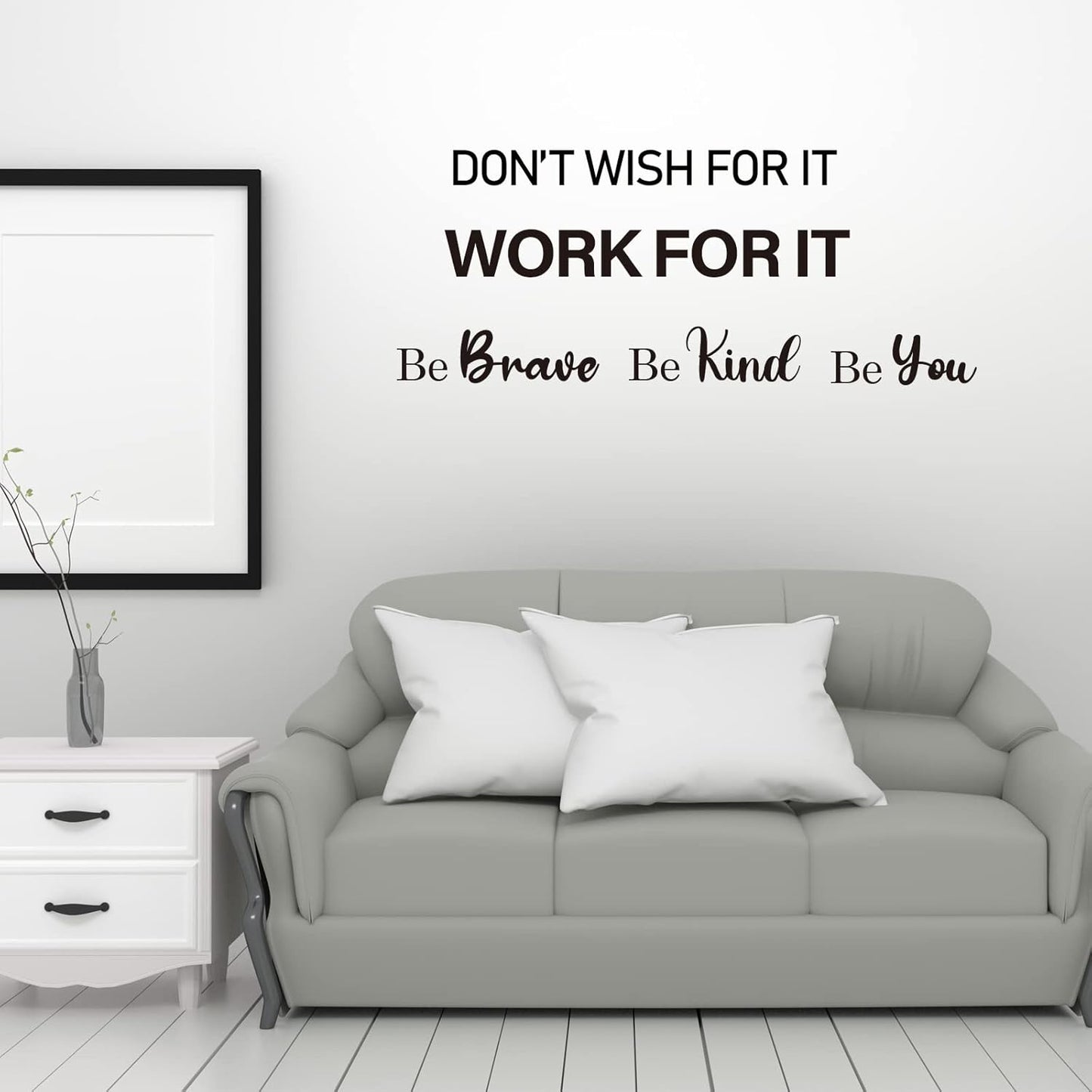 10 PCS Inspirational Wall Stickers Decals Quotes, Large Motivational Positive Saying Wall Art Decor for Bedroom, Living Room, Office