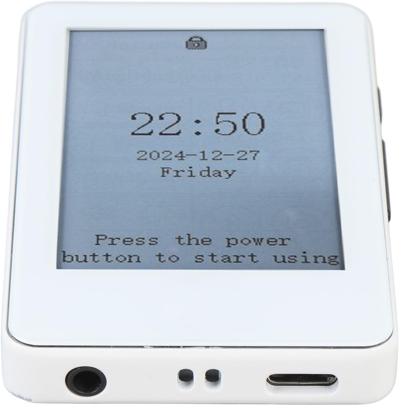 Ink Screen Electric Book Reader, 2.7" Touchscreen with Bluetooth Music Playback & 128GB Expandable Storage Multifunctional Device for Reading