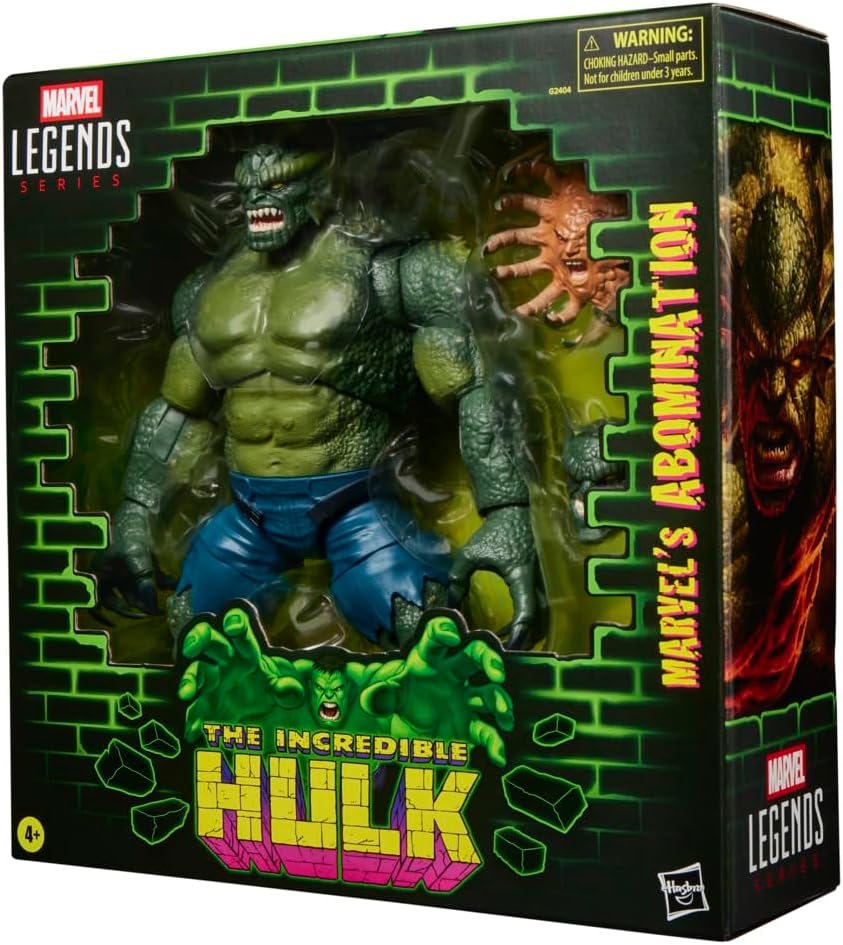 Marvel Legends Series Abomination, Hulk Comics Collectible 6-Inch Scale Action Figure