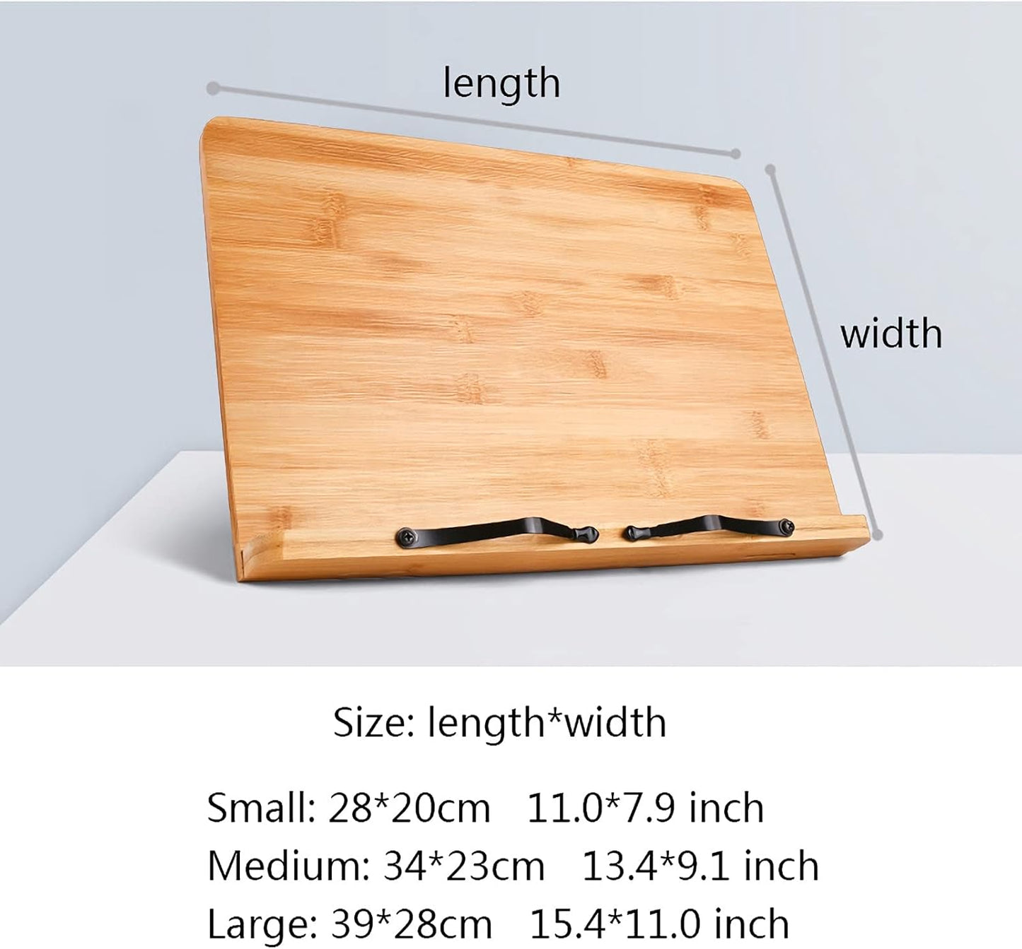 Book Stands and Holders for Reading Textbook Stand, Foldable Book Page Holder, 6 Adjustable Angled Document Holder, Portable Recipe Book Holder for Reading, Drawing for Kitchen and Office ( )