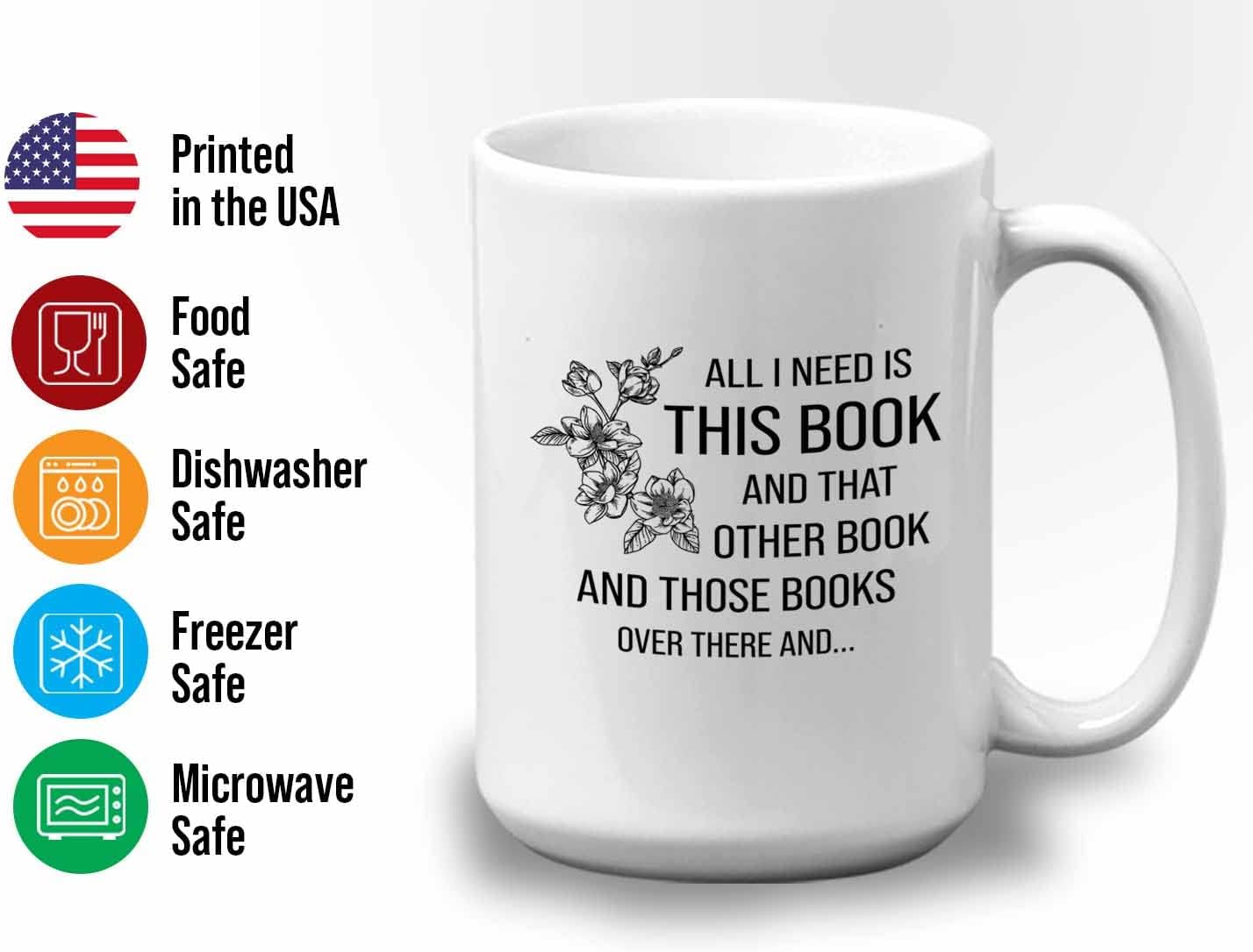 Bubble Hugs Book lovers Coffee Mug 15oz White - I Need This Book - Author Writer Library Editor Introvert Lovers Cat Chill Relax Bookworm Reading