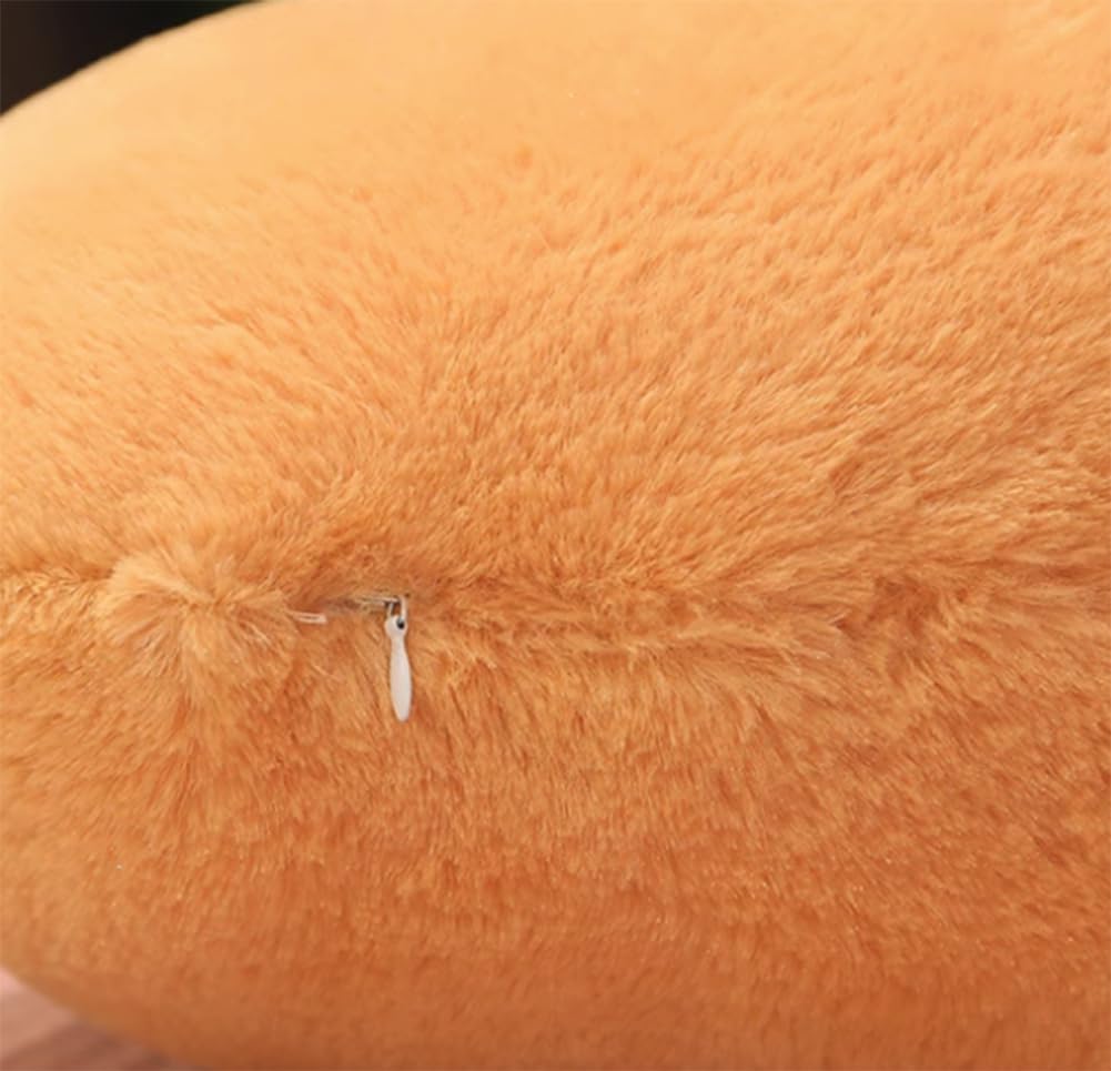 Simulation Bread Plush Pillow Sofa Waist Cushion Lumbar Suport Pillow Bed Rest Reading Pillow Washable Hugging Pillow (Plush, 60×40cm/23.6"×15.7")