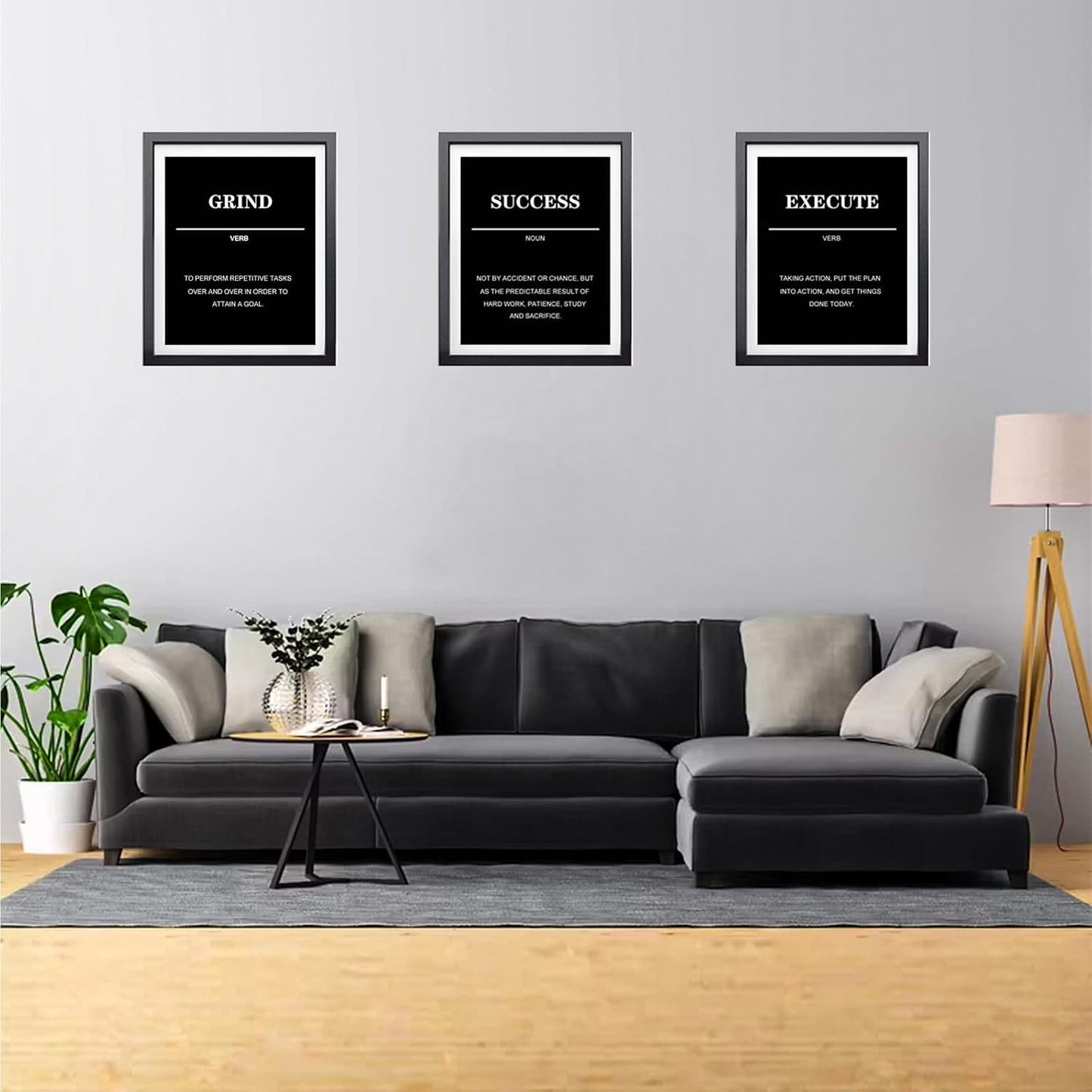 Inspirational Wall Art, Motivational Wall Art, Positive Quotes & Sayings Posters, Inspirational Wall Decor for Bedroom Living Room,Decoration Office Wall Decor(Set of 6,8x10in, Unframed) 1