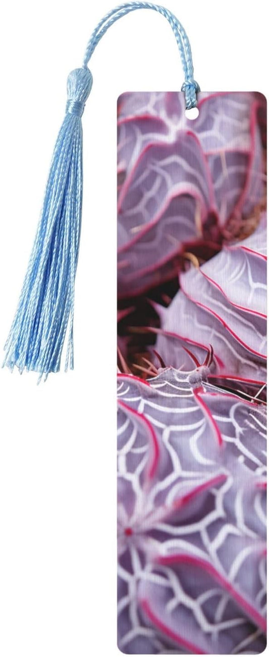 Striped Resin Bookmarks Gifts for Women Men, Wooden Bookmarks for Book Lovers, Vintage Book Marks Ornaments with Tassel, Unique Personalized Reading Page Markers Sky Blue