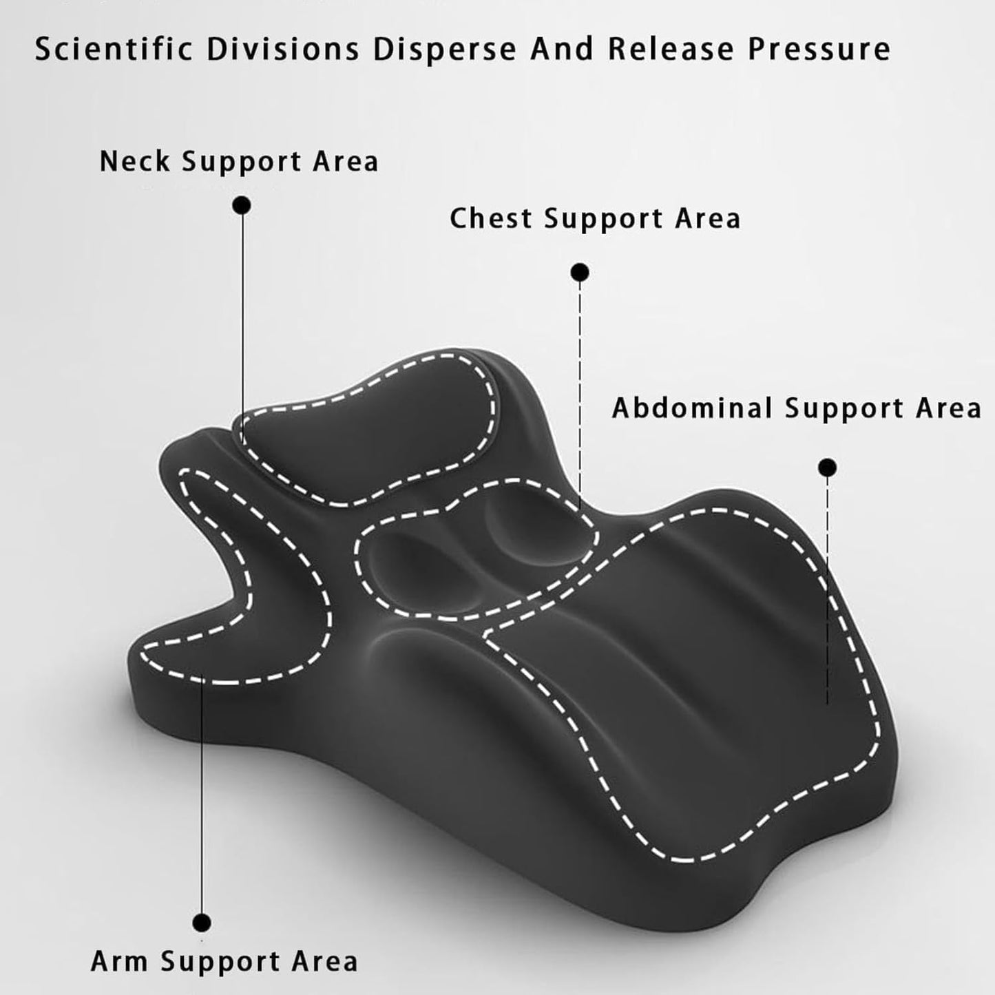Couples Intimacy Pillow for Sitting, Multifunctional Couple Back Pillow - Low-Profile Butt Cushion with 3D Memory Foam Design, Support for Relaxation or Play (Blue)