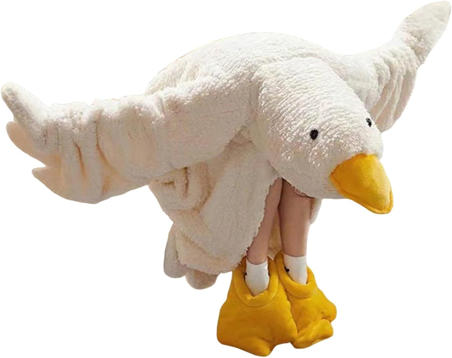 Wearable Blanket - Geese Shape Oversized Hoodie Sweatshirt, Ultra Soft Warming Pajama Wrap with Plush Lined Interior Giant