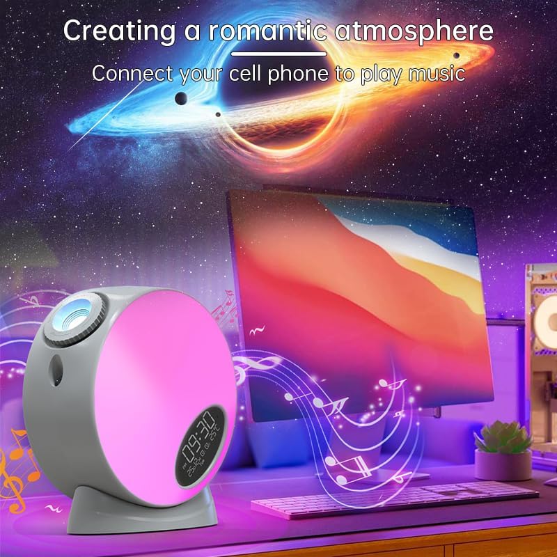 Galaxy Projector, Planetarium Star Projector,Bedroom Night Light and Timer,with White Noise,4K Replaceable 13 HD Galaxy Discs,for Space Projector for Kids Adults Bedroom Decor Birthday Gifts