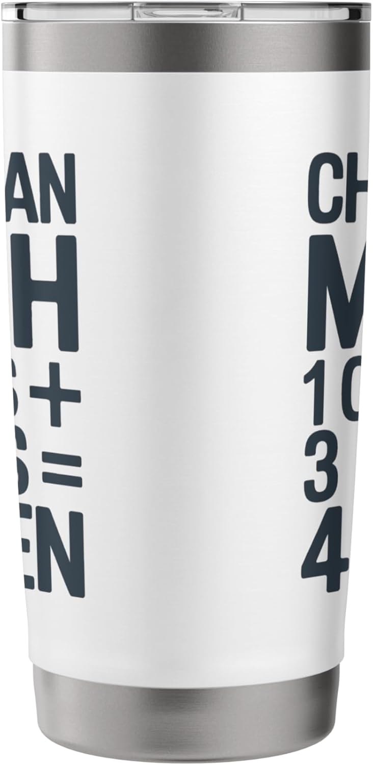 Christian Math One Cross Three Nails Four Given Stainless Steel Insulated Tumbler