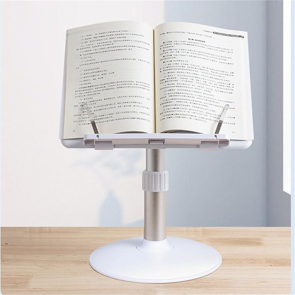 Floor Mounted Reading Stand with Adjustable Lifting and lowering, Bed Table Sitting Posture Device