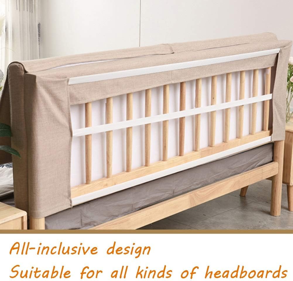 Upholstered Headboard Bed Backrest Cushion Bedside Reading Pillow Back Cushions Pads 6 Colours 8 Sizes (Colour: Gray Size : 200 x 72 x 8 cm) (Yellow 90 x 72 x 8 cm)