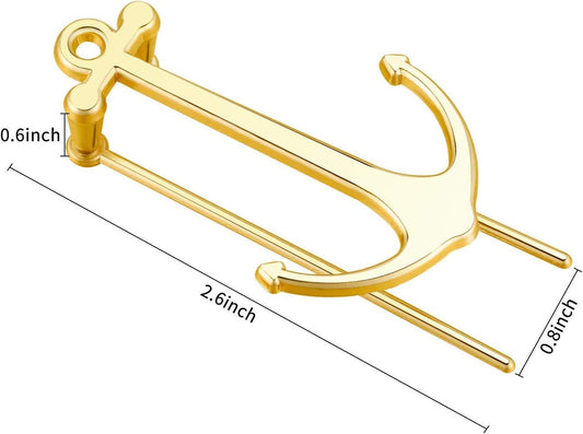 Creative Anchor Bookmark for Reading Hands Free Metal Bookmark Page Holder Book Holder Students Teachers Graduation Gifts School Office Supplies (Rose)