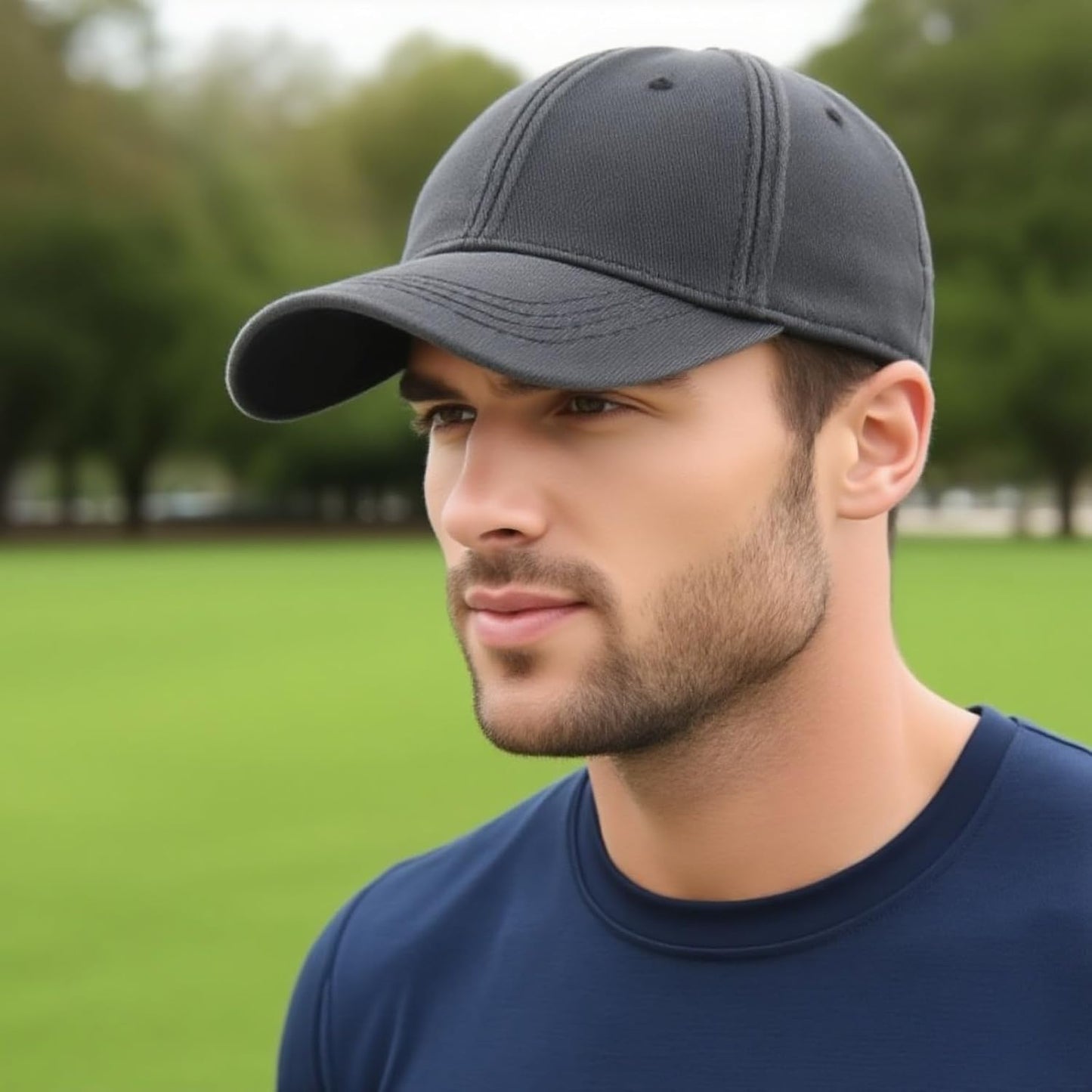 6Pack Unisex Vintage Washed Cotton Baseball Cap Soft Unconstructed Plain Blank Adjustable Size Dad Hat