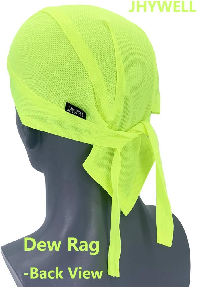 Cooling Do Rags Sweat Wicking Skull Caps Doo Rags Large Motorcycle Dew Rag Head Wrap Bandana Hats Liners for Men and Women