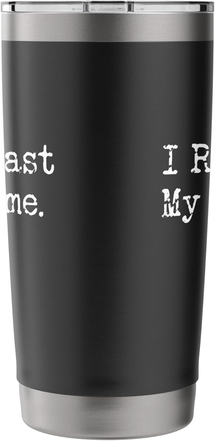 "I Read Past My Bedtime." Book Lovers, Librarian, Bookworm Stainless Steel Insulated Tumbler