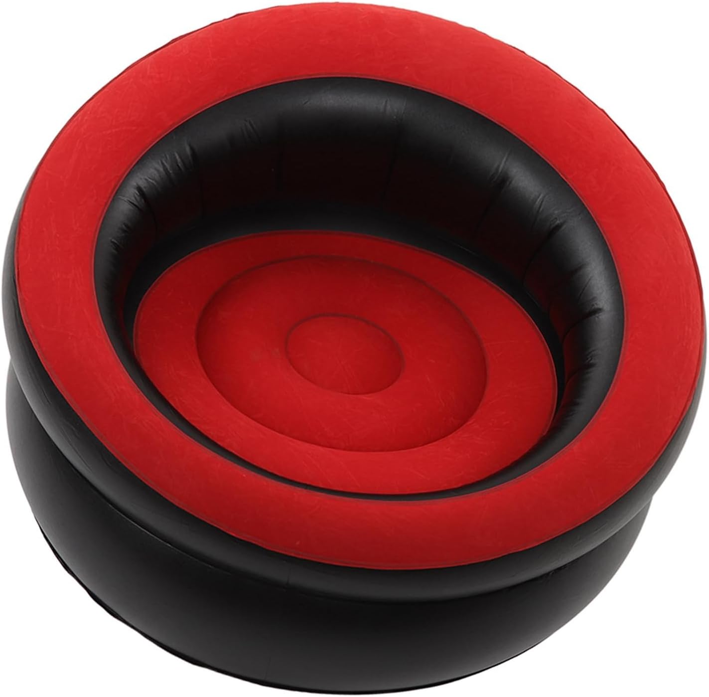 Flocking Air Sofa Blow up Chair for Adults Fast Inflation PVC Inflatable Couch Widely Applicable Lightweight Blow up Chair for Adults for Living Room(Red) Surfing Fins