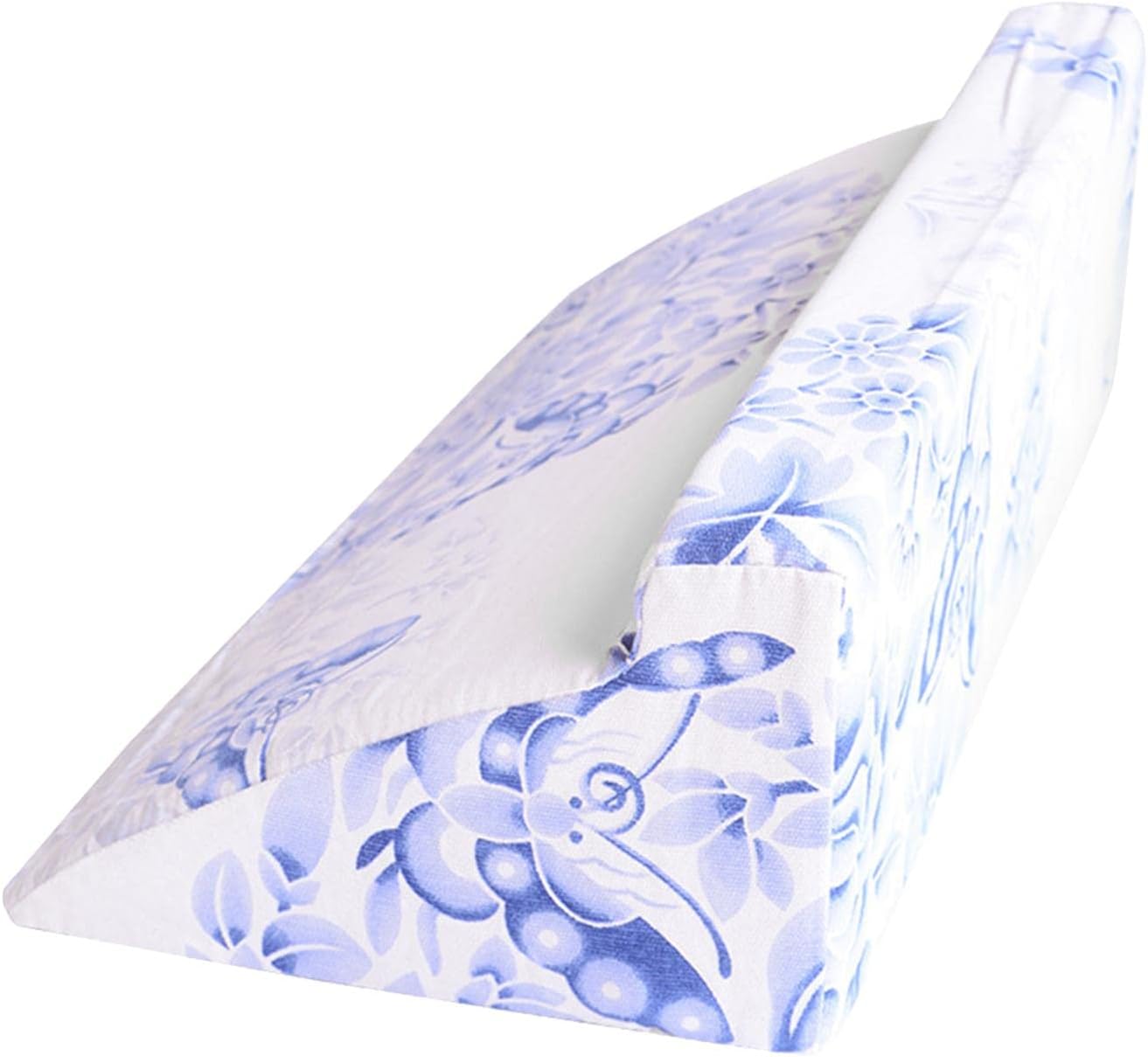 Adjustable Wedge Pillow for Back and Leg Support | Post Surgery Leg Elevation Pillow | Ankle Support Wedge Pillow for Reading and Snoring | Washable Cover | - Blue