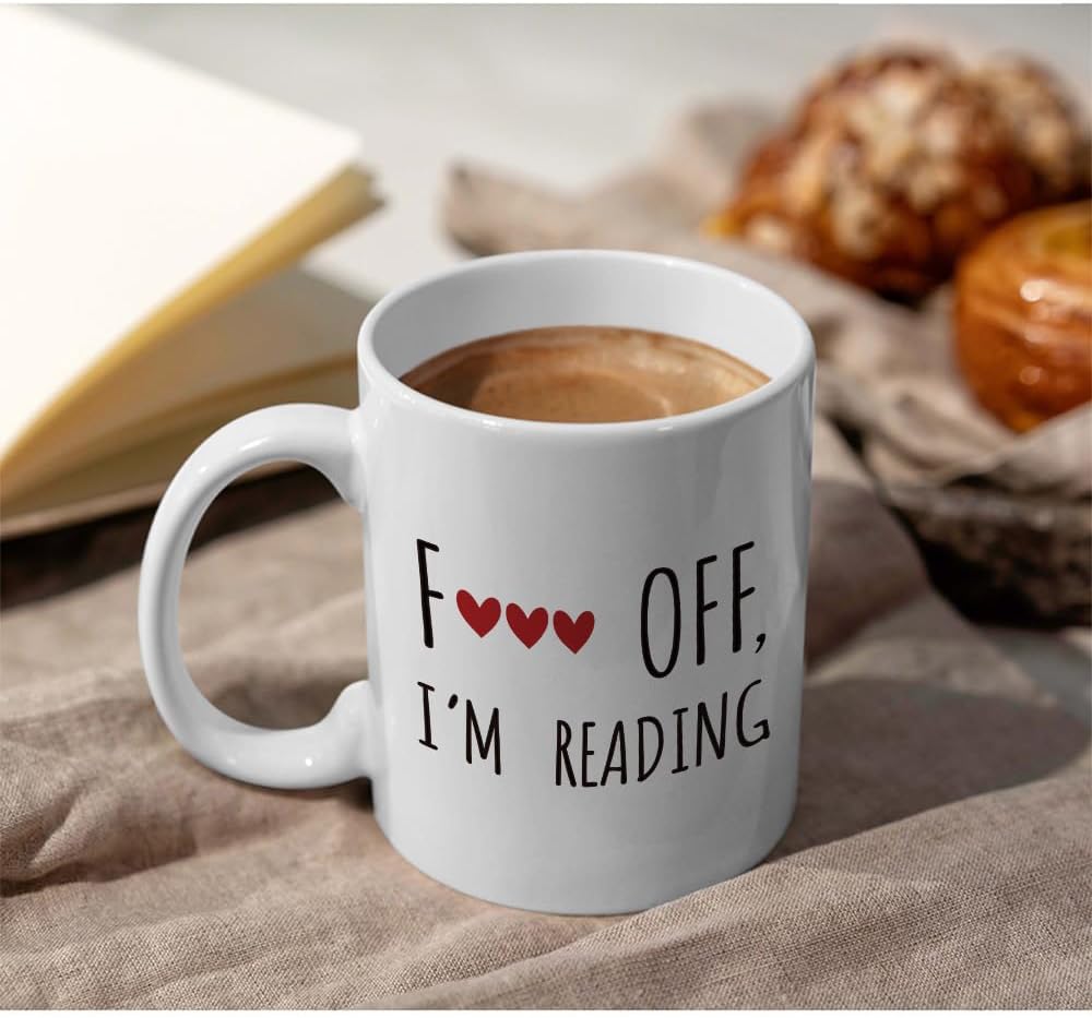 Funny Mug Gifts for Book Lover - Book Lover Gifts for Friend Bestie Readers - Librarian Mug Gift for Women - Bookish Gift - Bookworm Cup 11OZ