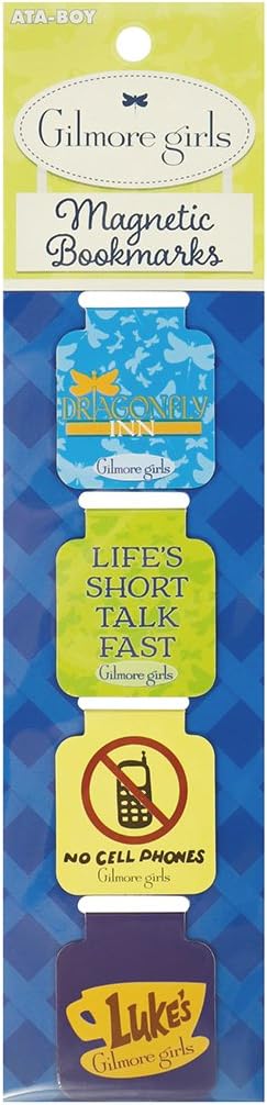 Ata-Boy Gilmore Girls Bookmark, Gilmore Girls TV Show Magnetic Bookmarks (4 Set) Gilmore Girls Gifts & Merchandise
