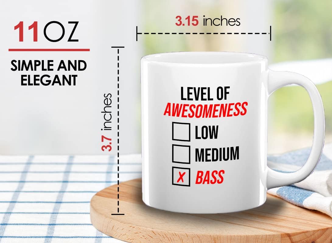 Book Lover Coffee Mug 11oz White - Level Of Awesomeness Low Medium books - Pianist Keyboard Instrument Piano Lover Musician Music Teacher Music Lover