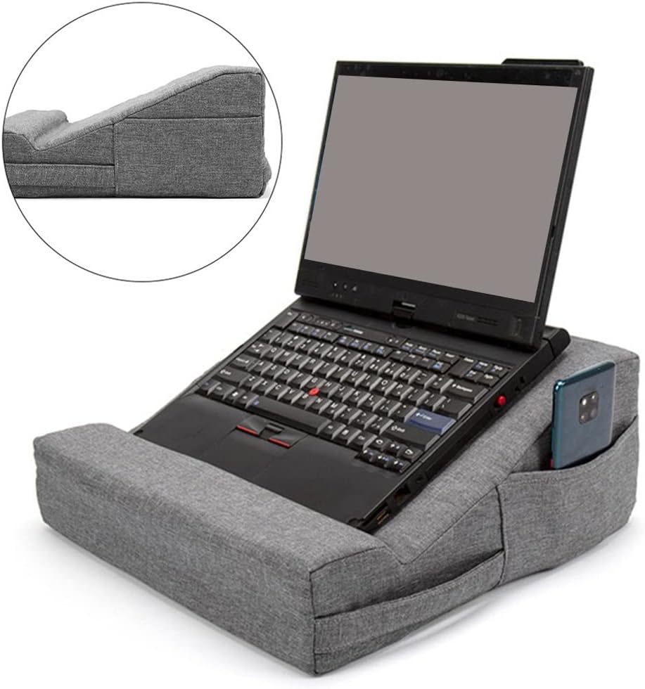 Non Slip Support Cushion Rest Laptop Stand Tablet Pillow Easy Use Book Reading Home Solid Gift Multifunctional Holder