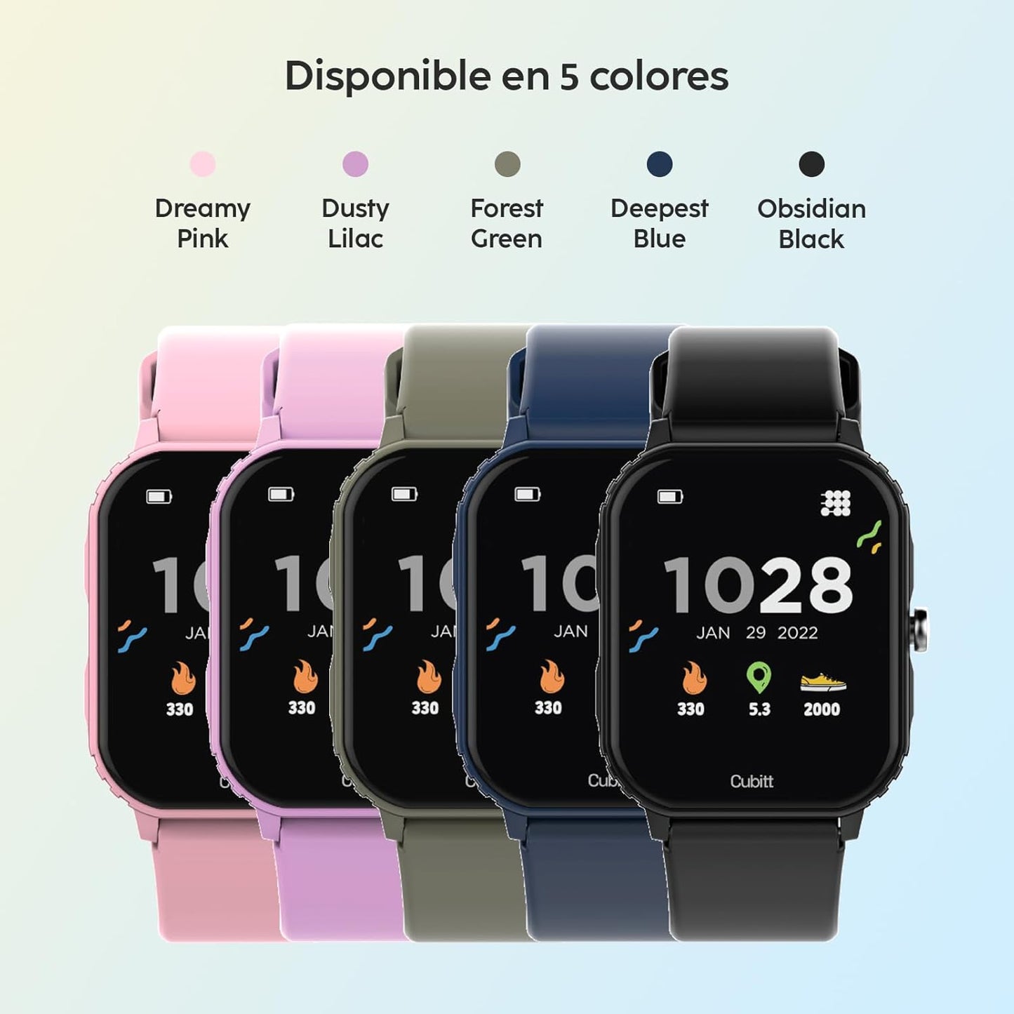 Cubitt Teens Smart Watch Fitness Tracker for Teens, with Heart Rate, Blood Pressure, Blood Oxygen, Sleep Monitor, 20+ games, Alarms, Activity Tracker 1.69'' HR Touch Screen, IP68 Waterproof