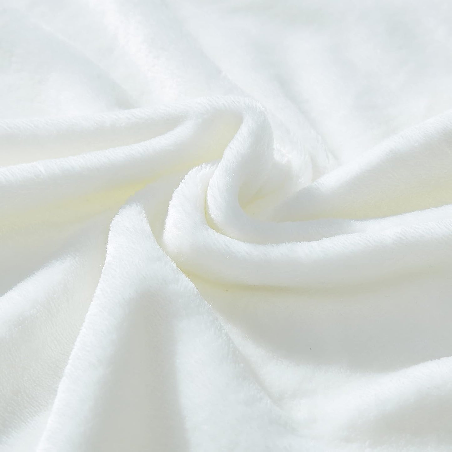 Nautica - Twin Blanket, Soft Plush Fleece Bedding, Ideal for Bed or Couch, Dorm Essentials, Oeko-Tex Certified (Solid White)