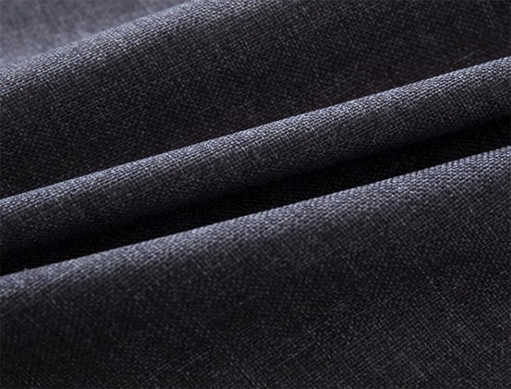 Linen Sofa Waist Pillow Washable Couch Resting Backrest Pillow Bed Back Support Lumbar Cushions Soft Reading Pillows (Black Gray, 70×35×17cm/27.56"×13.8"×6.69")