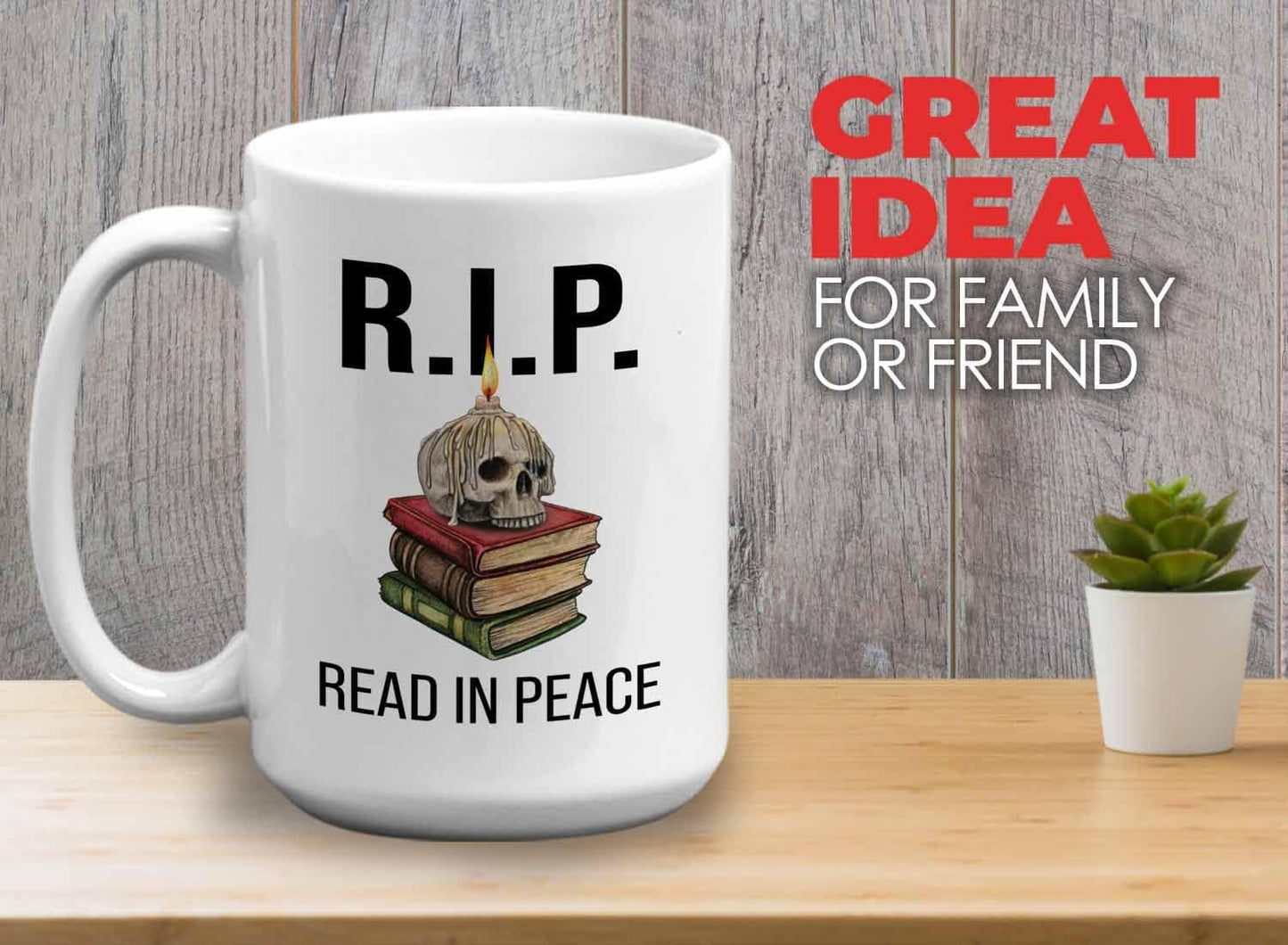 Bubble Hugs Book lovers Coffee Mug 15oz White - Read in Peace - Author Writer Library Library Editor Introvert Book Lovers Cat Lover Chill Relax Bookworm Reading