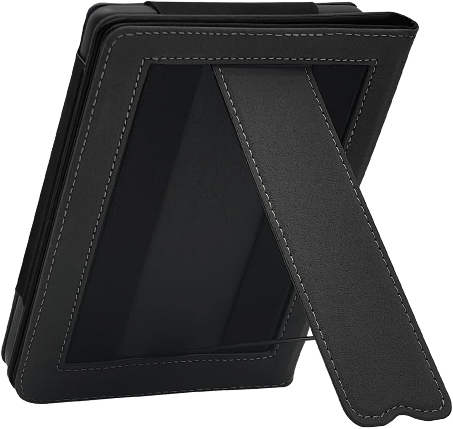 Stand Case for 6'' Kobo Clara Colour/Clara BW/Clara 2E Cover (Model N367 / N365 / N506) with Auto Sleep&Wake/Double Hand Strap/Magnetic Closure (Gentleman Black)